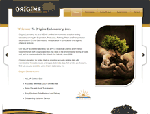 Tablet Screenshot of originslab.com